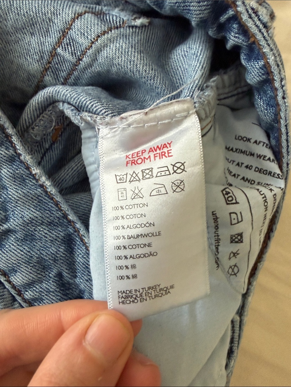 BDG Urban Outfitters High Rise Women’s Mom Jeans // 100% Cotton // Women 27 - Picture 13 of 14